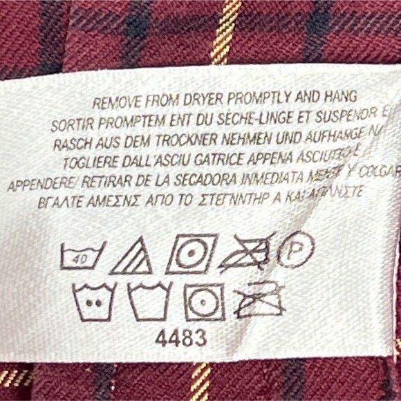 Brooks Brothers Casual Shirt Non-Iron Traditional Red Check Long-Slv Button-Down - Picture 7 of 13